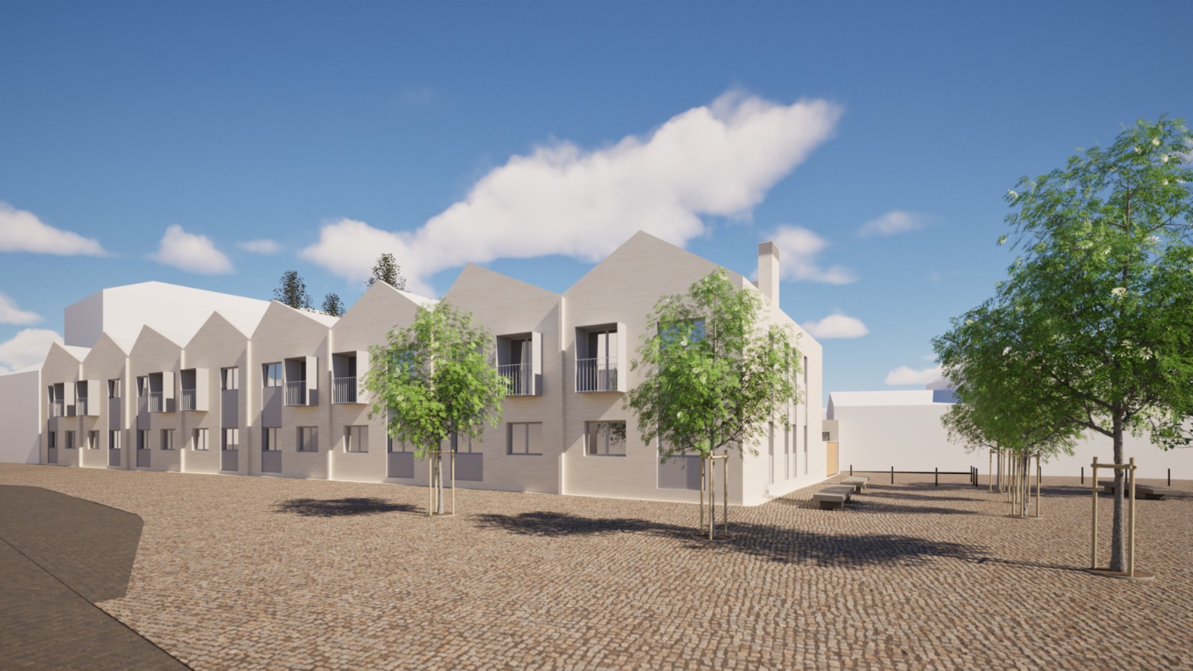 A new Pontifex residential building in central Barreiro